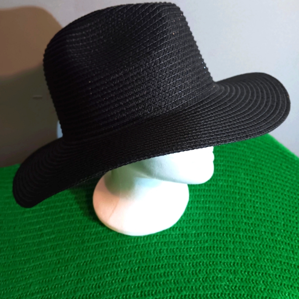 Black Wide-Brim Hat